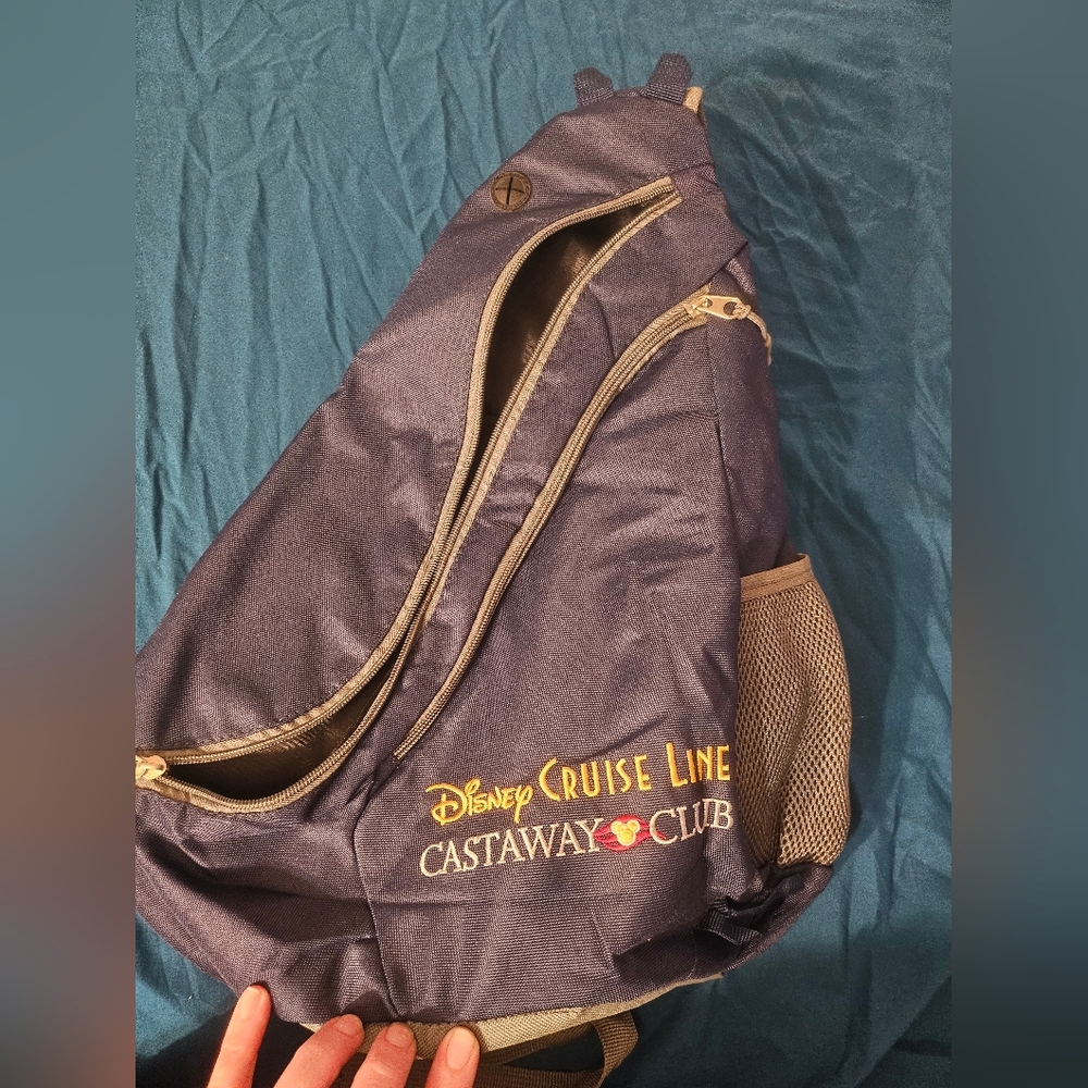 Disney Cruise Line‎ Castaway Club Blue Sling Backpack Unisex